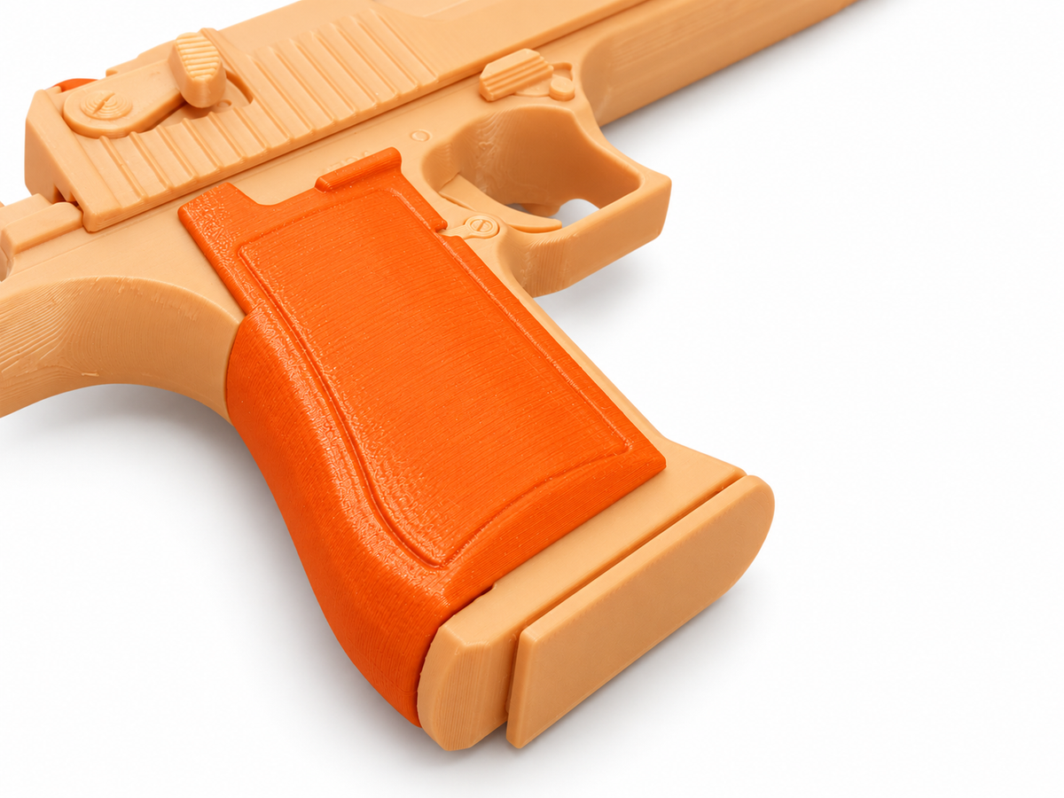 Charlies Angels Desert Eagle Gold Black 3D Printed Cosplay Pistol Kit