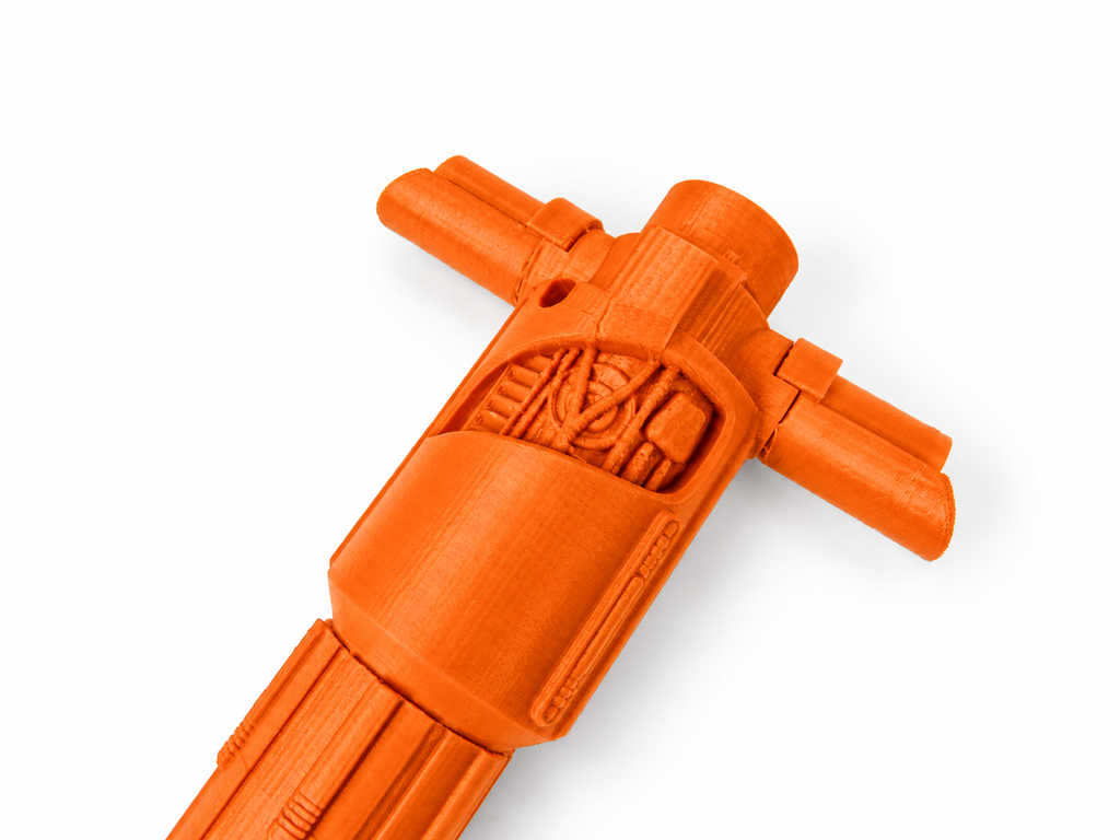 Star Wars Kylo Ren Lightsaber Hilt 11in Random Colour 3D Printed Prop Kit