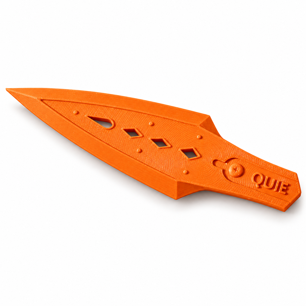 Apex Legends Wraith Kunai Single Black 3D Printed Cosplay Prop Kit