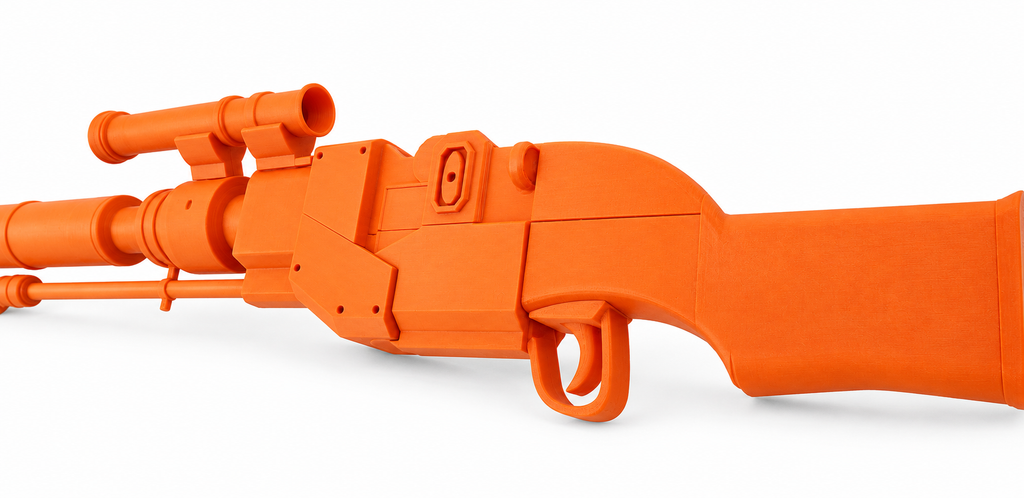 Star Wars Mandalorian Amban Rifle Standard Stock 3D Printed Cosplay Kit