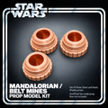 Star Wars Mandalorian Belt Mines Set of 3 3D Printed Cosplay Prop Kit