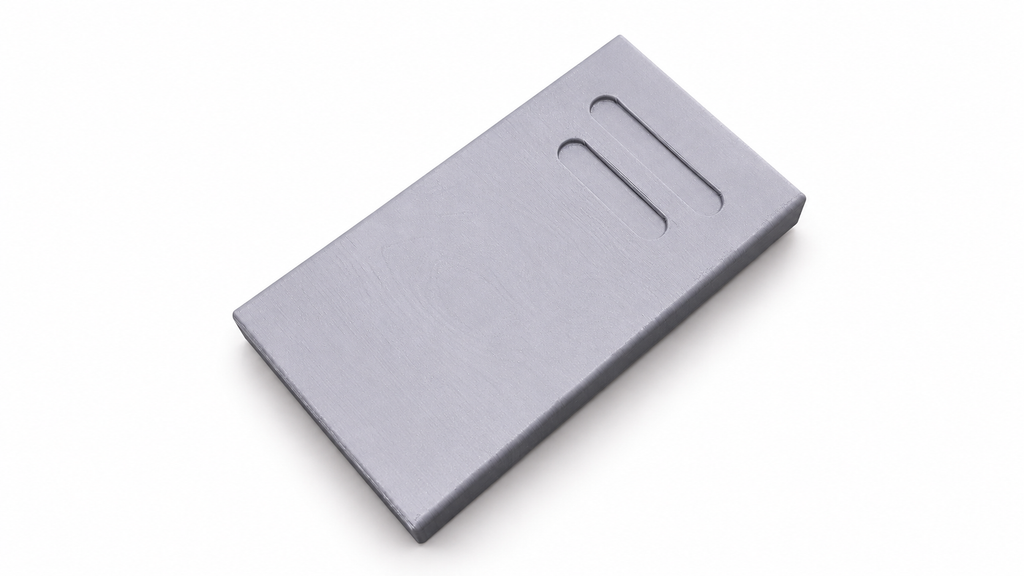 Star Wars Mandalorian Beskar Ingot Standard Silver 3D Printed Prop