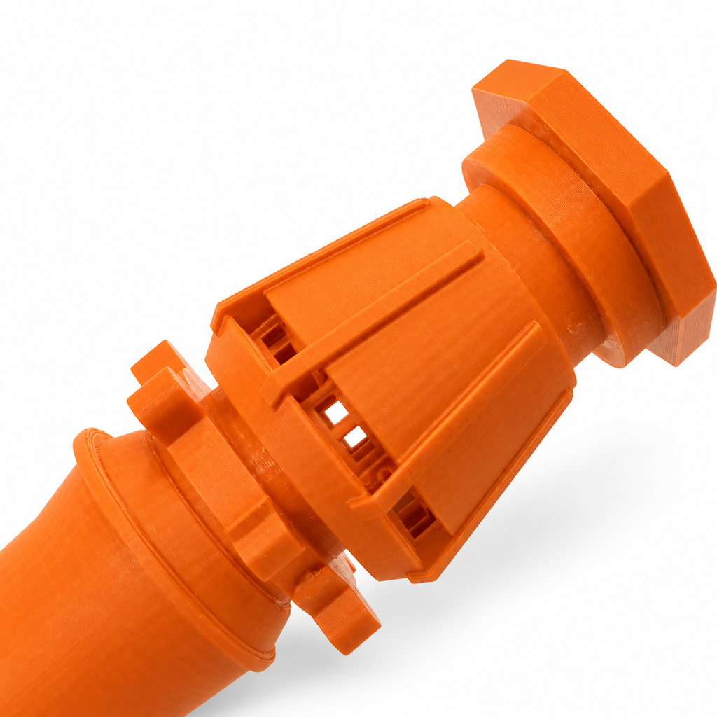 Star Wars Rey Scavenger Lightsaber 100% 3D Printed Cosplay Hilt Kit