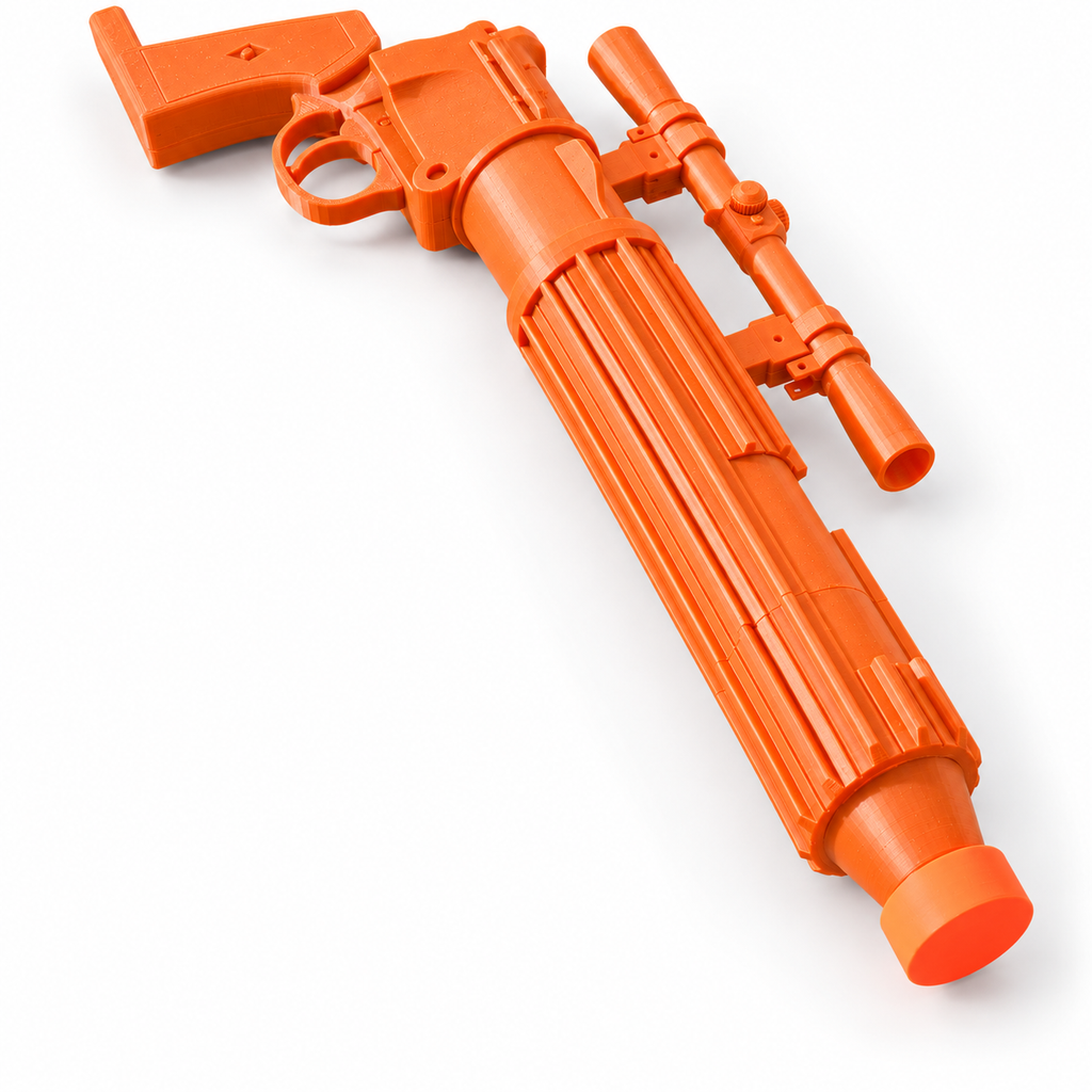 Star Wars Boba Fett EE-3 Black 3D Printed Carbine Prop Kit With Scope