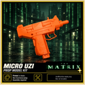 Micro Uzi 3D Printed Non-Functional Movie Cosplay Pistol Prop Kit