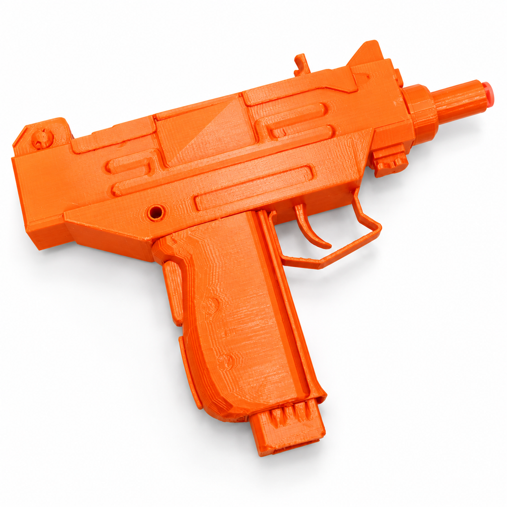 Micro Uzi 3D Printed Non-Functional Movie Cosplay Pistol Prop Kit