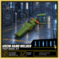 Aliens USCM Hand Welder Green 3D Printed Cosplay Prop Kit Acrylic Shield