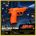 Walther P38K 3D Printed Non-Functional Movie Cosplay Pistol Prop Kit