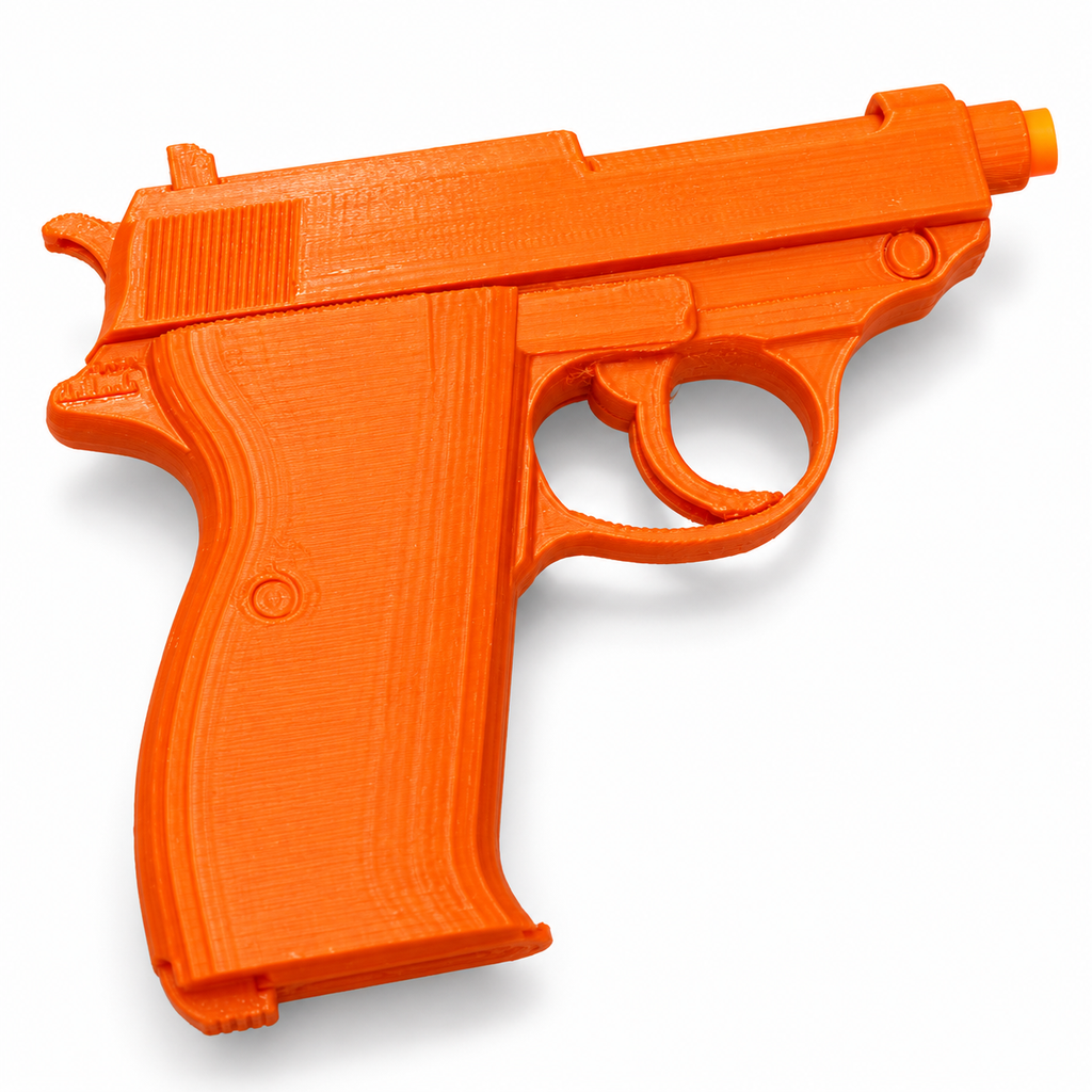 Walther P38K 3D Printed Non-Functional Movie Cosplay Pistol Prop Kit