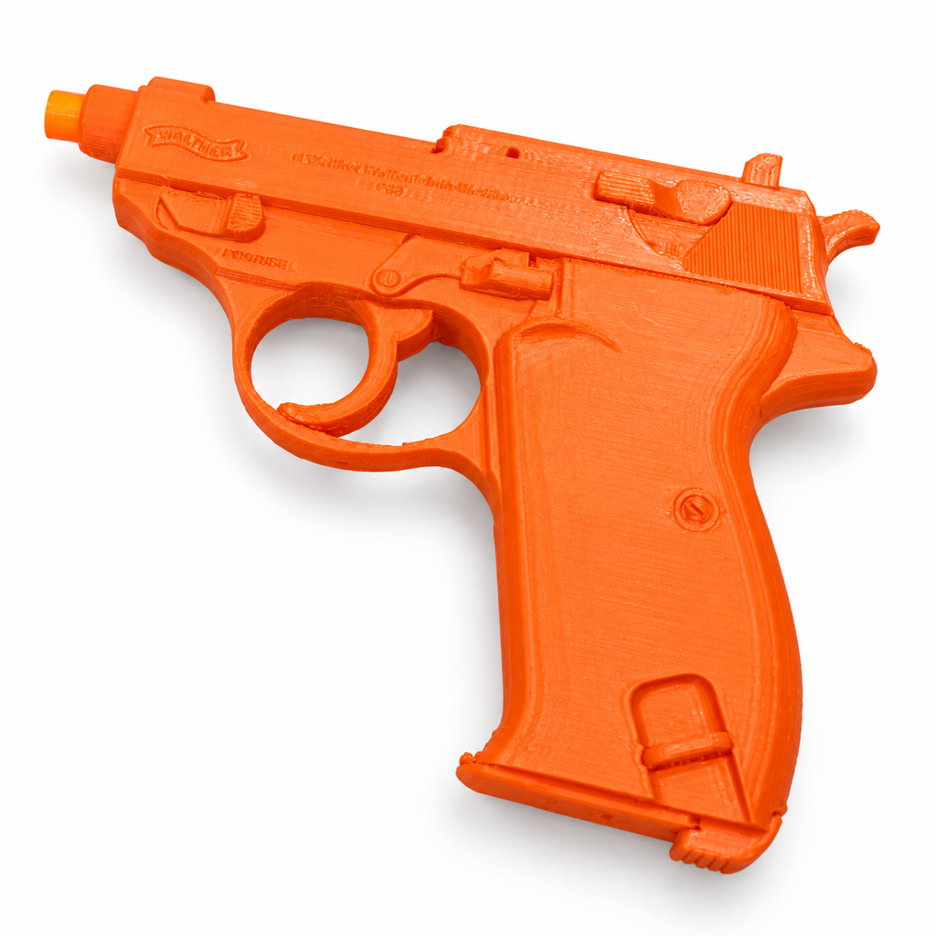 Walther P38K 3D Printed Non-Functional Movie Cosplay Pistol Prop Kit