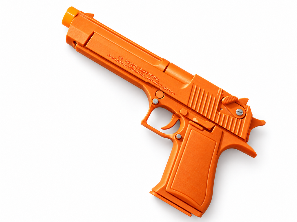 Matrix Agent Smith Desert Eagle 3D Printed Cosplay Pistol Prop Kit