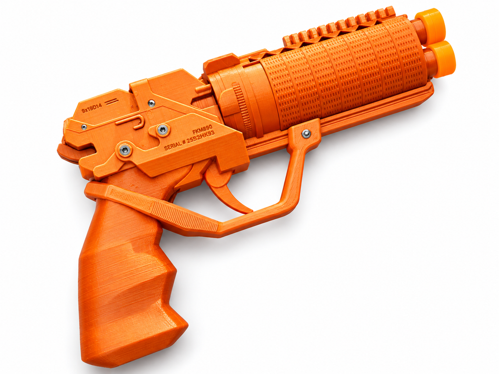 Blade Runner 2049 Agent K Blaster 3D Printed Cosplay Pistol Prop Kit