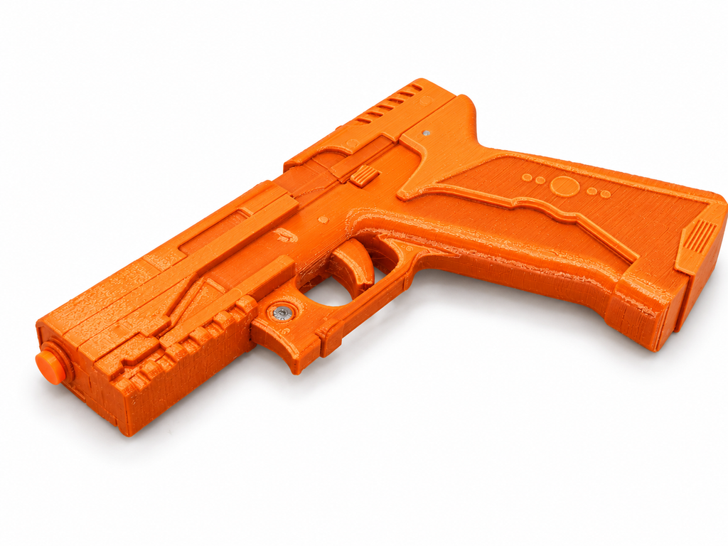 Ghost in the Shell Major Thermoptic Black 3D Printed Cosplay Pistol Prop