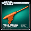 Star Wars Padme ELG-3A Silver Brown 3D Printed Cosplay Blaster Prop Kit