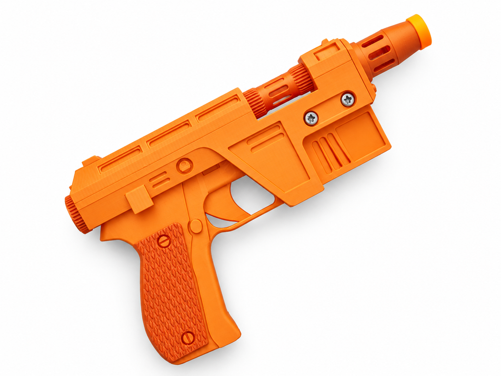 Star Wars Poe Dameron GLIE-44 3D Printed Cosplay Blaster Prop Kit