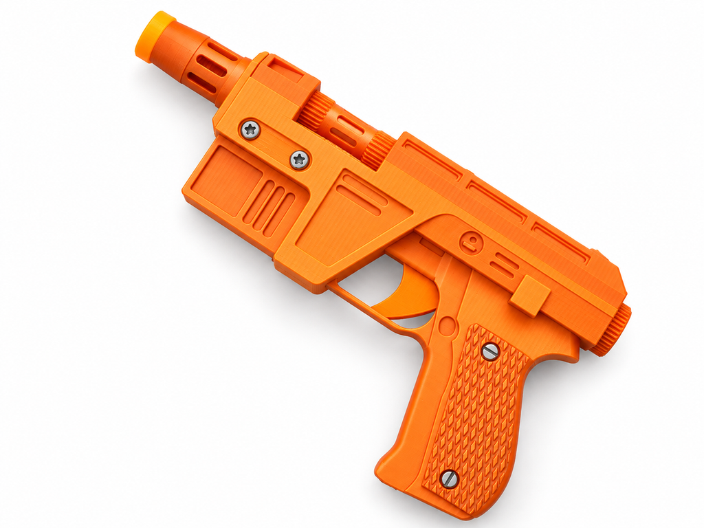 Star Wars Poe Dameron GLIE-44 3D Printed Cosplay Blaster Prop Kit