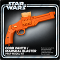 Star Wars Cobb Vanth Marshal Blaster 3D Printed Cosplay Pistol Prop Kit