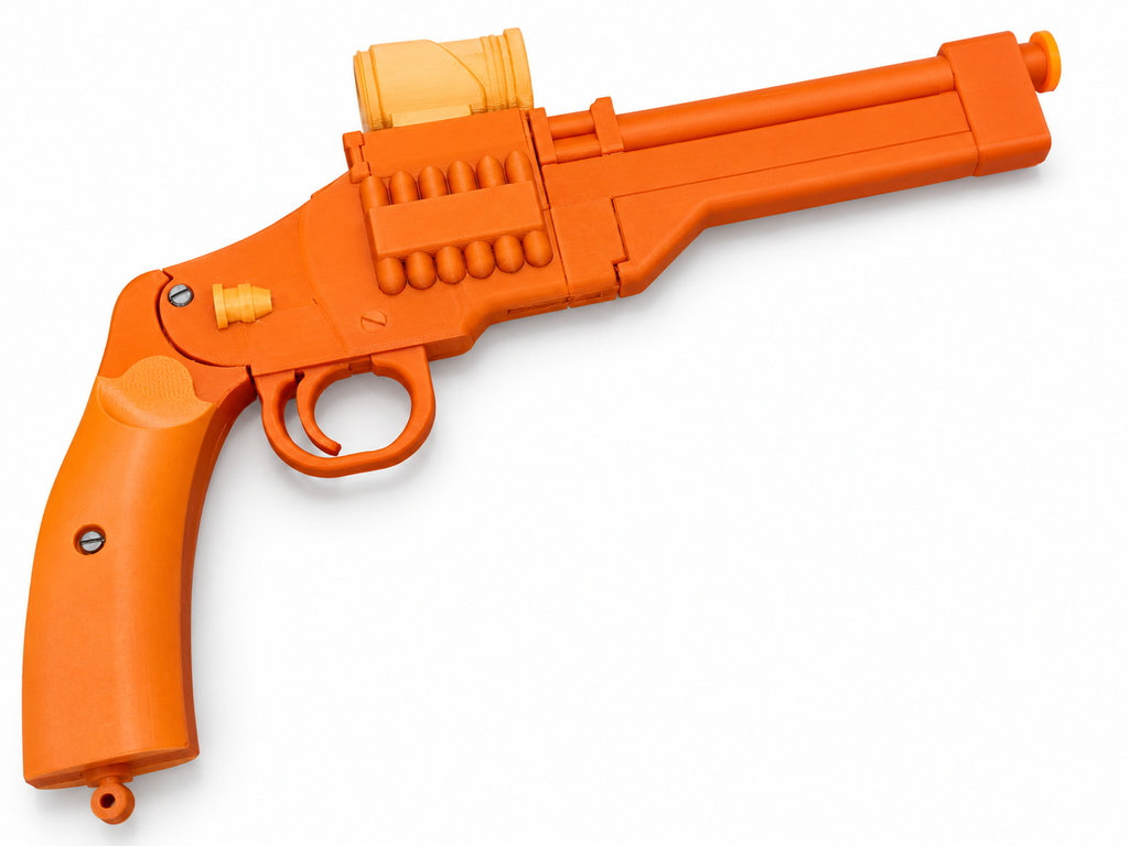 Star Wars Cobb Vanth Marshal Blaster 3D Printed Cosplay Pistol Prop Kit