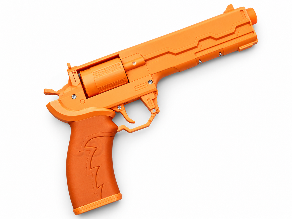 Cyberpunk 2077 Hero Revolver 3D Printed Non-Functional Cosplay Prop Kit