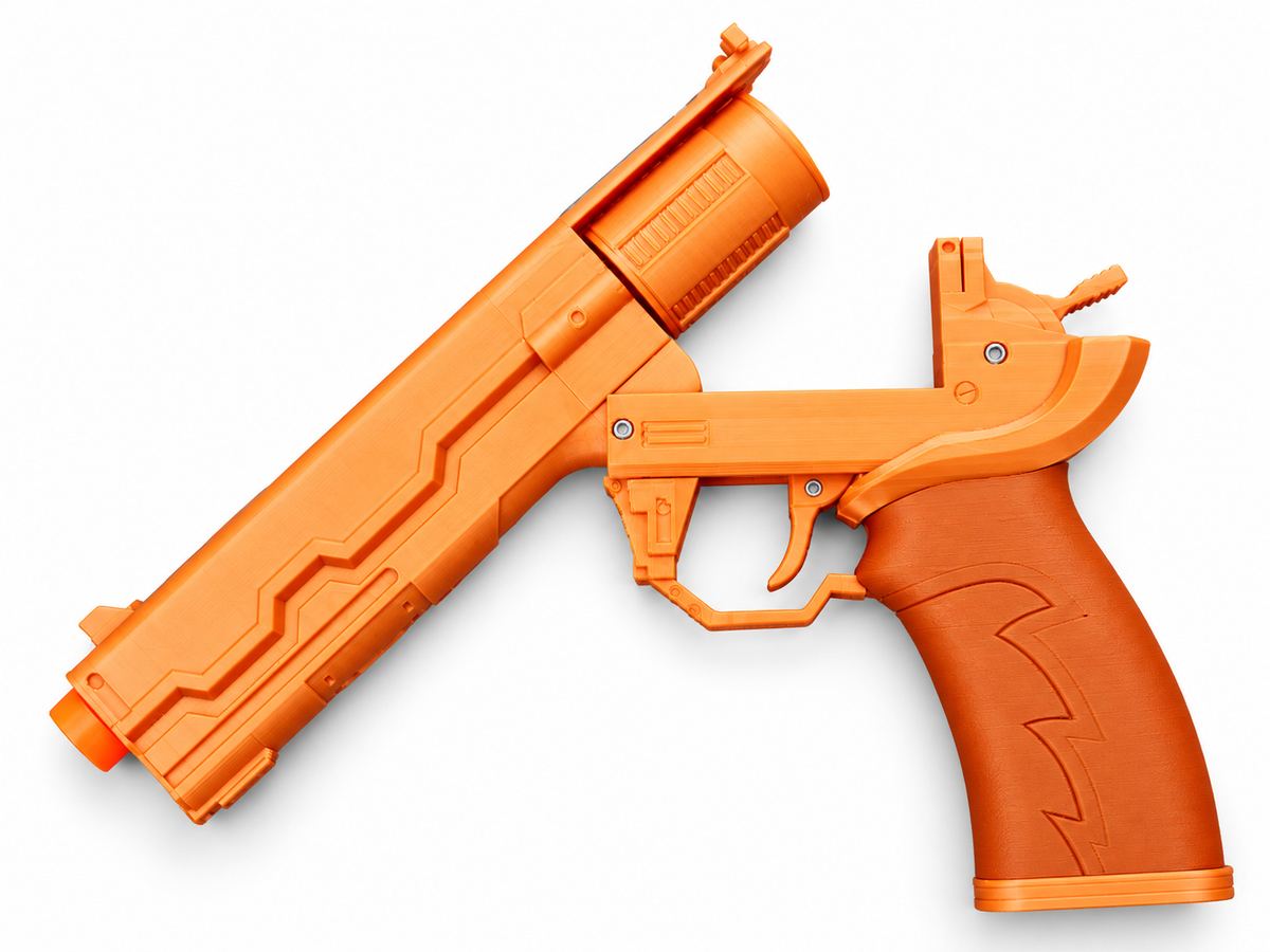 Cyberpunk 2077 Hero Revolver 3D Printed Non-Functional Cosplay Prop Kit