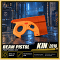 KIN 2018 Beam Pistol Silver Black 3D Printed Cosplay Blaster Prop Kit