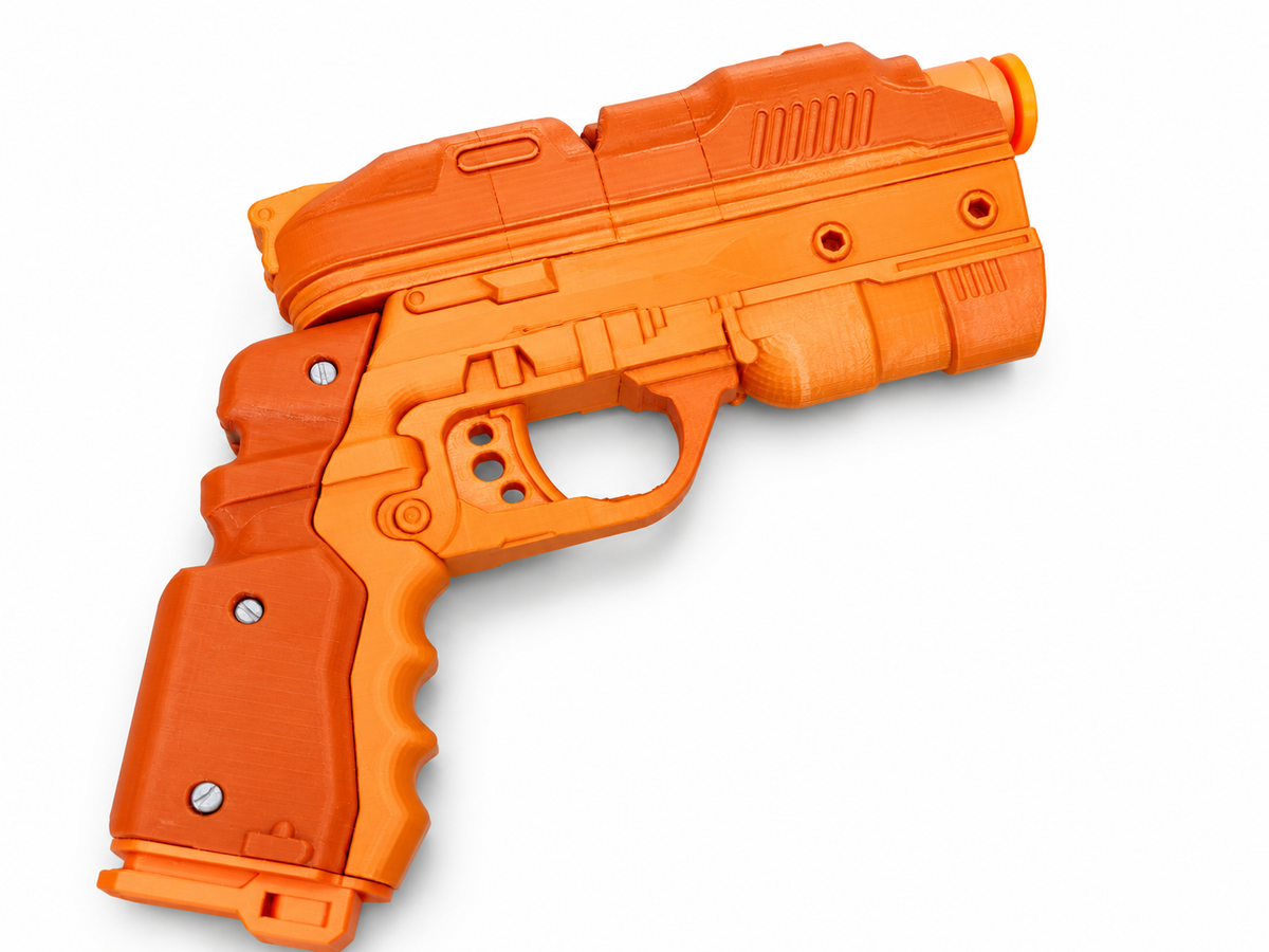 Doom 3 Hero Revolver 3D Printed Non-Functional Cosplay Pistol Prop Kit