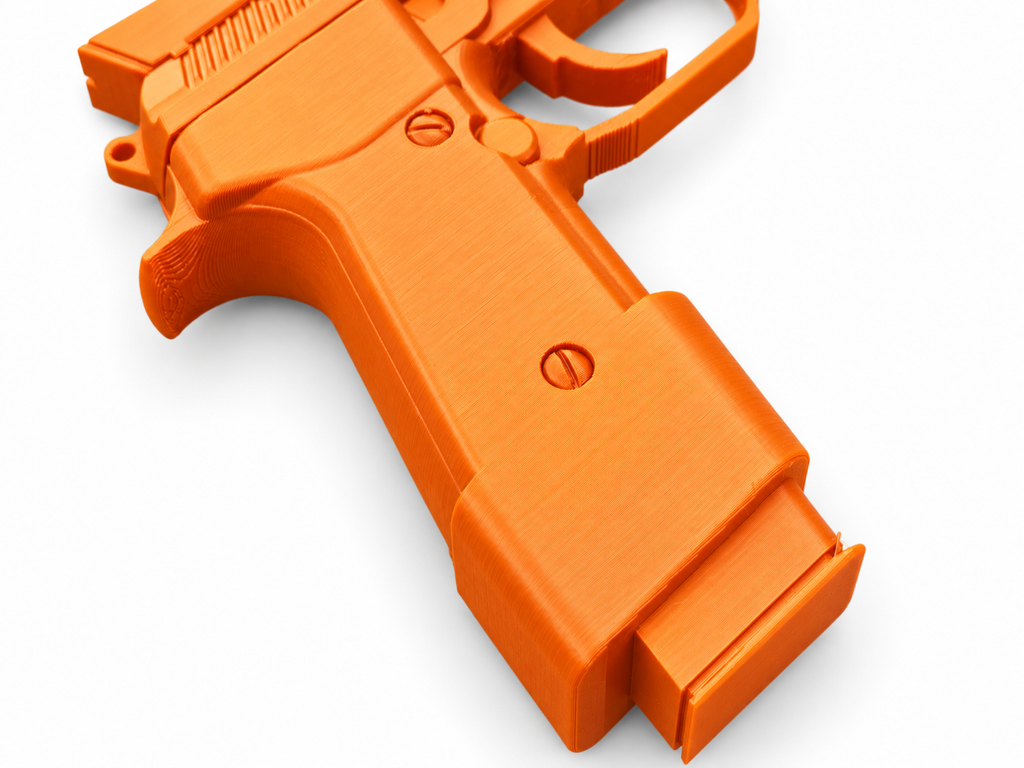 RoboCop AUTO-9 3D Printed Non-Functional Cosplay Pistol Prop Kit