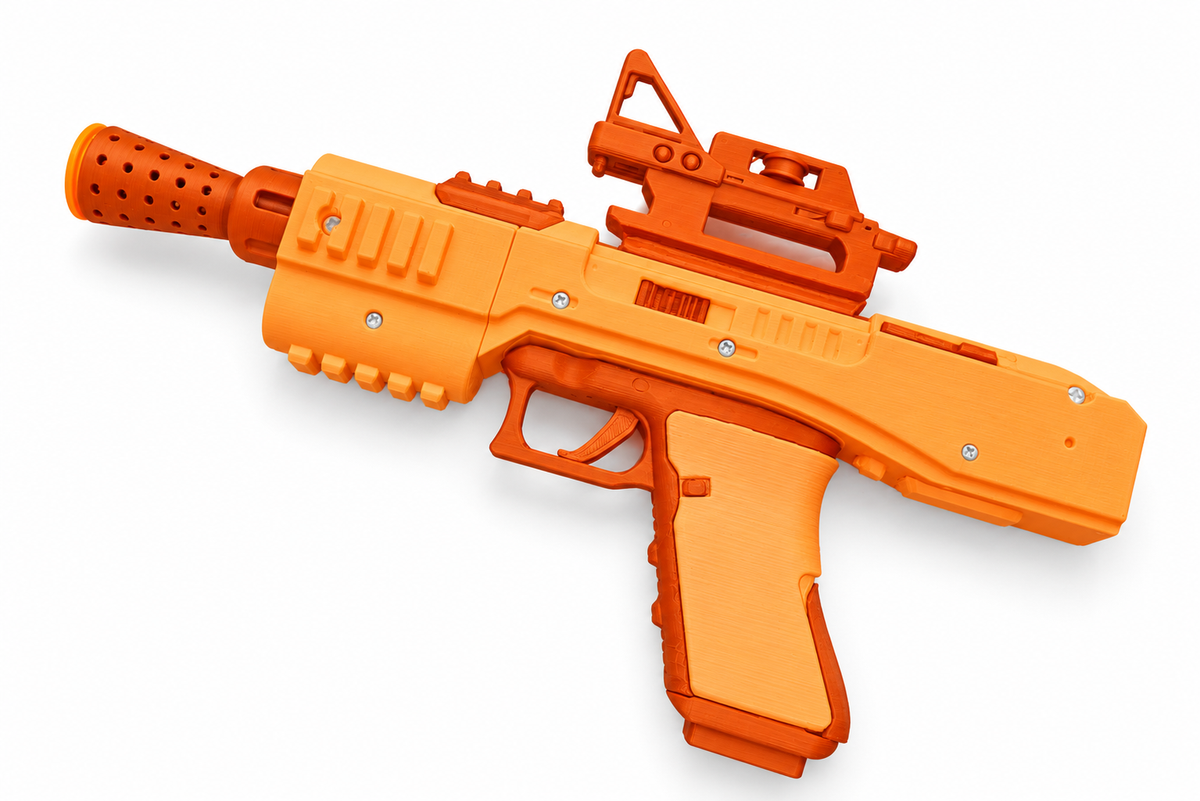 Star Wars SE-44C Officer Blaster 3D Printed Cosplay Pistol Prop Kit
