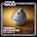 Star Wars Thermal Detonator Silver 3D Printed Inert Cosplay Prop Kit