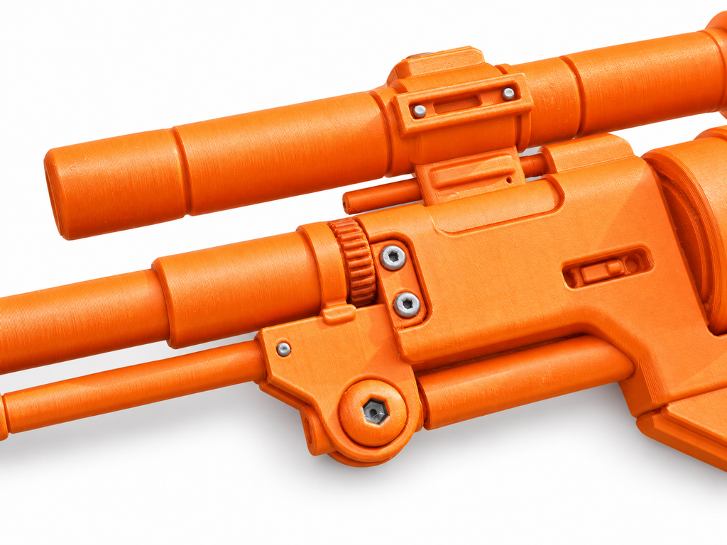 Star Wars DE-10 Mandalorian 3D Printed Cosplay Blaster Pistol Prop Kit