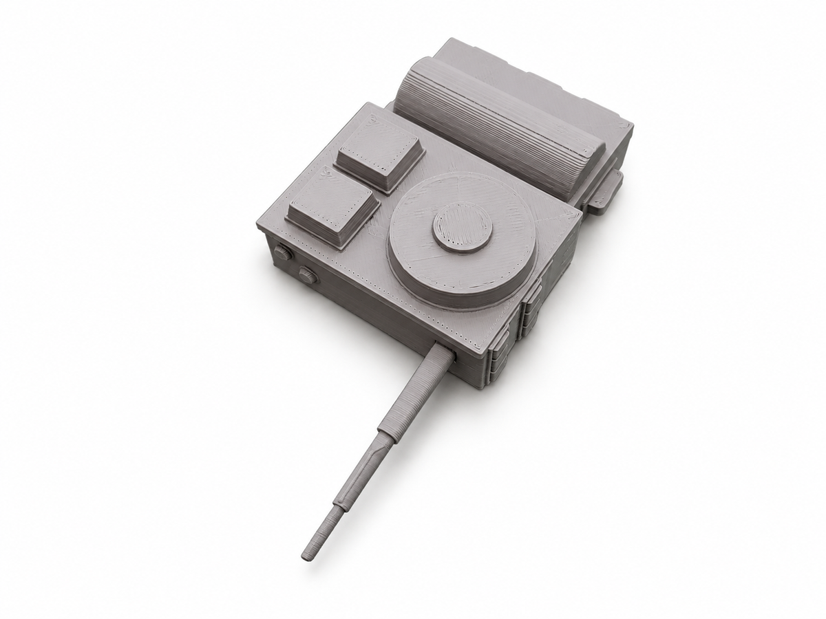 Star Wars Hoth Rebel Hat Radio Grey 3D Printed Cosplay Prop Kit