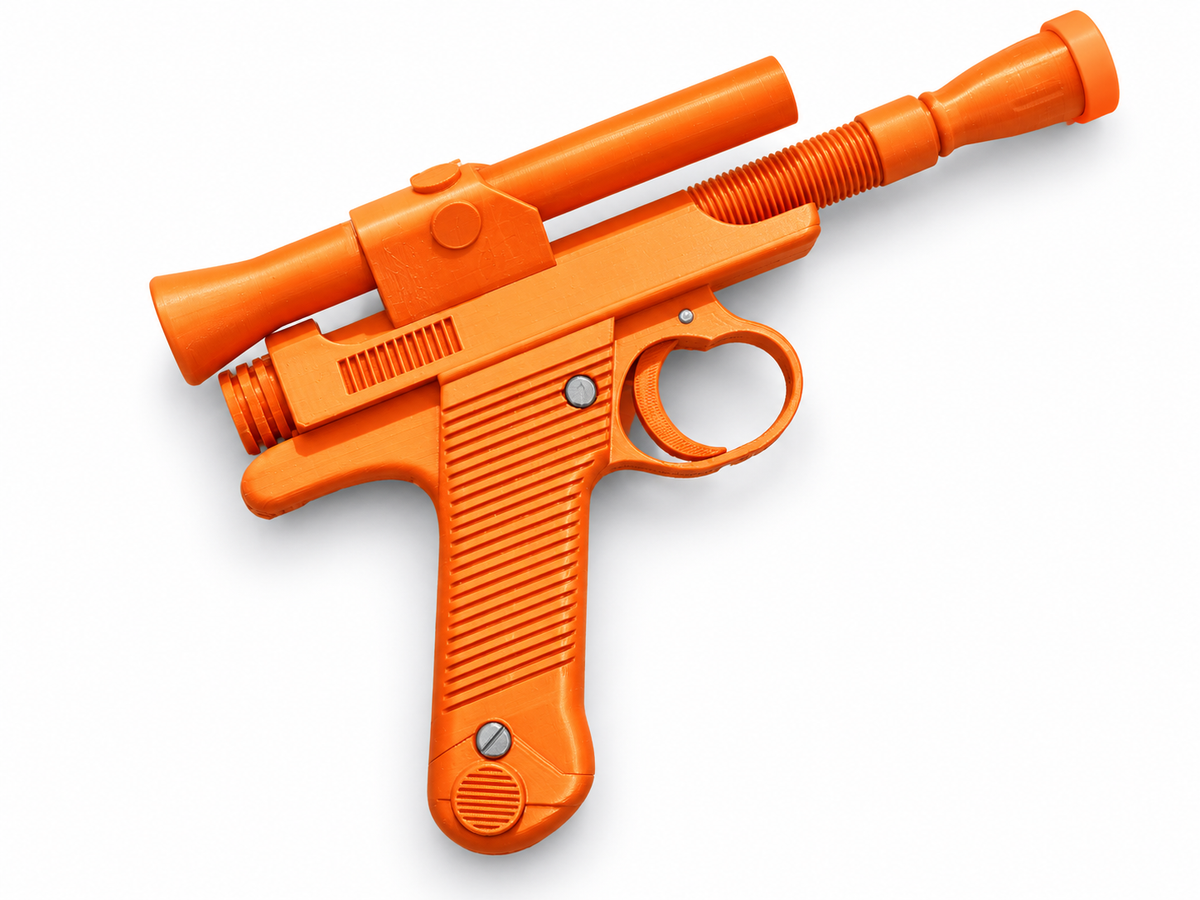 Star Wars Cara Dune Sidearm 3D Printed Cosplay Blaster Pistol Prop Kit