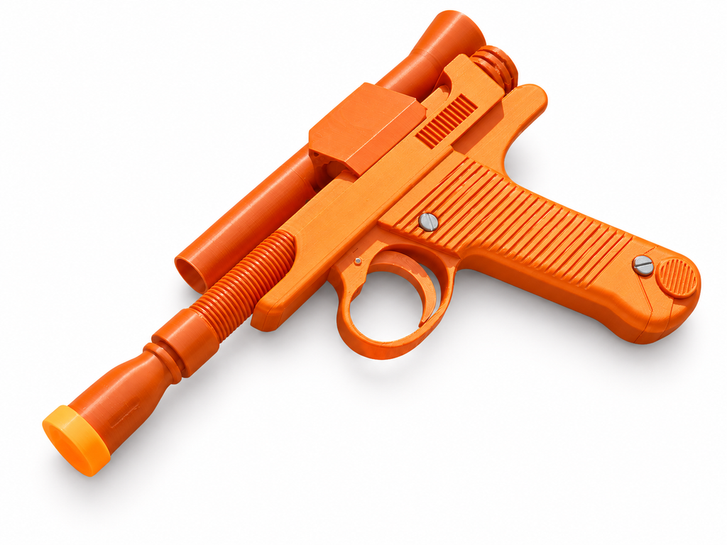 Star Wars Cara Dune Sidearm 3D Printed Cosplay Blaster Pistol Prop Kit