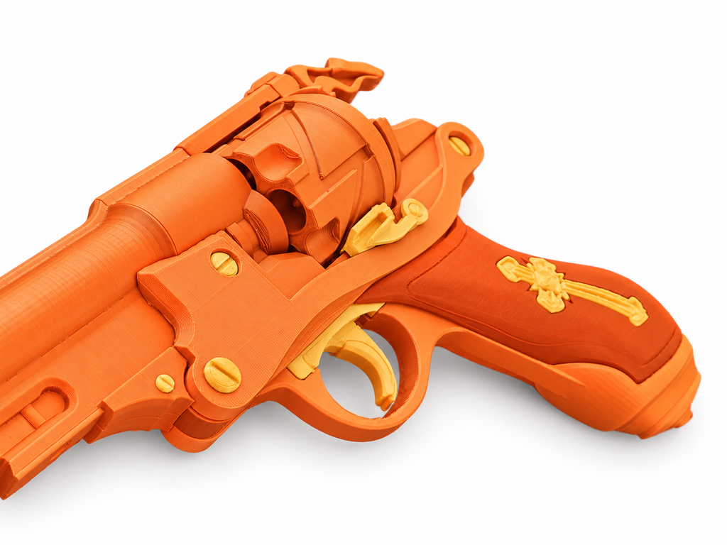 Van Helsing Revolver 3D Printed Non-Functional Cosplay Pistol Prop Kit