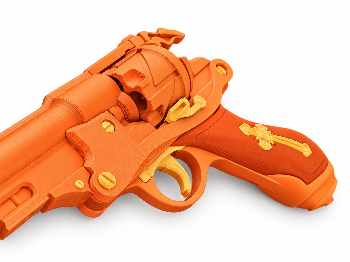 Van Helsing Revolver 3D Printed Non-Functional Cosplay Pistol Prop Kit