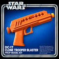 Star Wars DC-17 Clone Trooper 3D Printed Cosplay Blaster Kit LED Ready