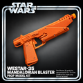 Star Wars Clone Wars Westar-35 25cm 3D Printed Cosplay Blaster Prop Kit