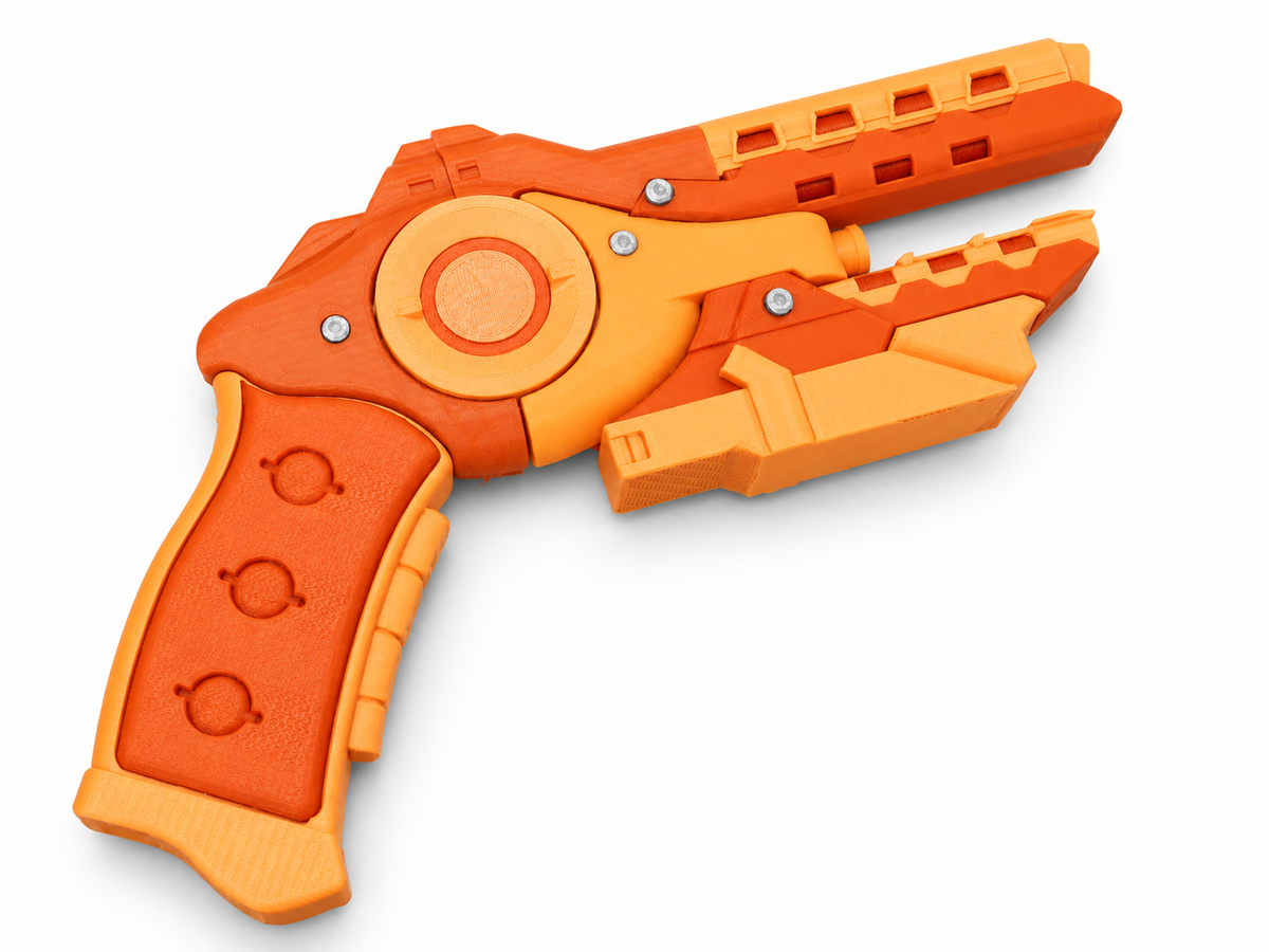 Enders Game Flash Gun 25cm 3D Printed Cosplay Blaster Pistol Prop Kit