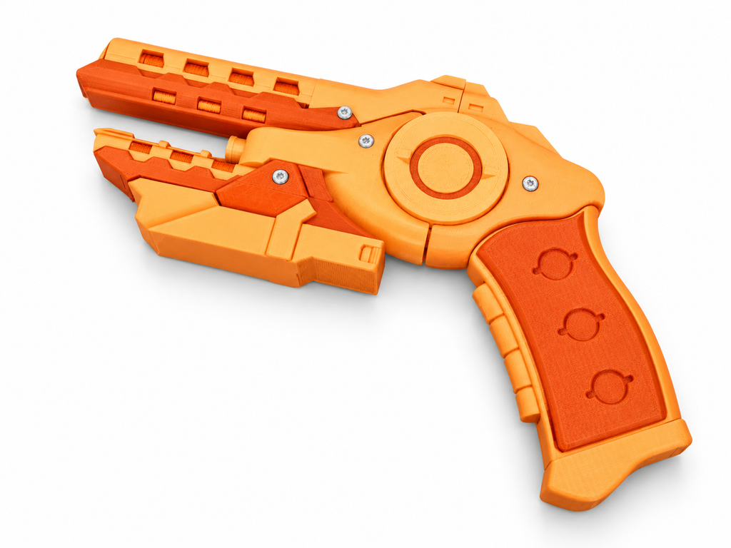 Enders Game Flash Gun 25cm 3D Printed Cosplay Blaster Pistol Prop Kit