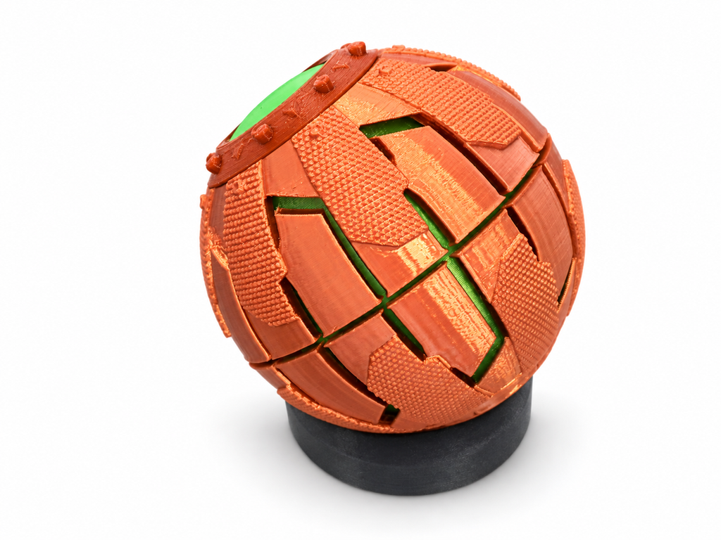 Spider-Man Green Goblin Pumpkin 82mm Inert 3D Printed Cosplay Prop Kit