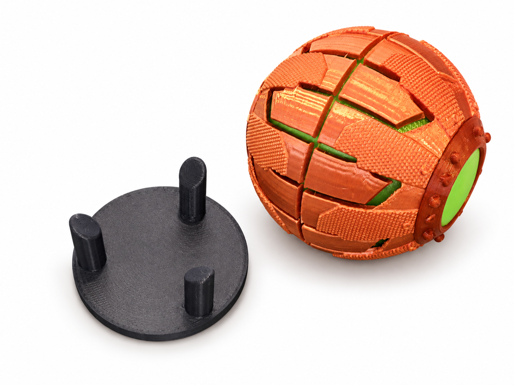 Spider-Man Green Goblin Pumpkin 82mm Inert 3D Printed Cosplay Prop Kit