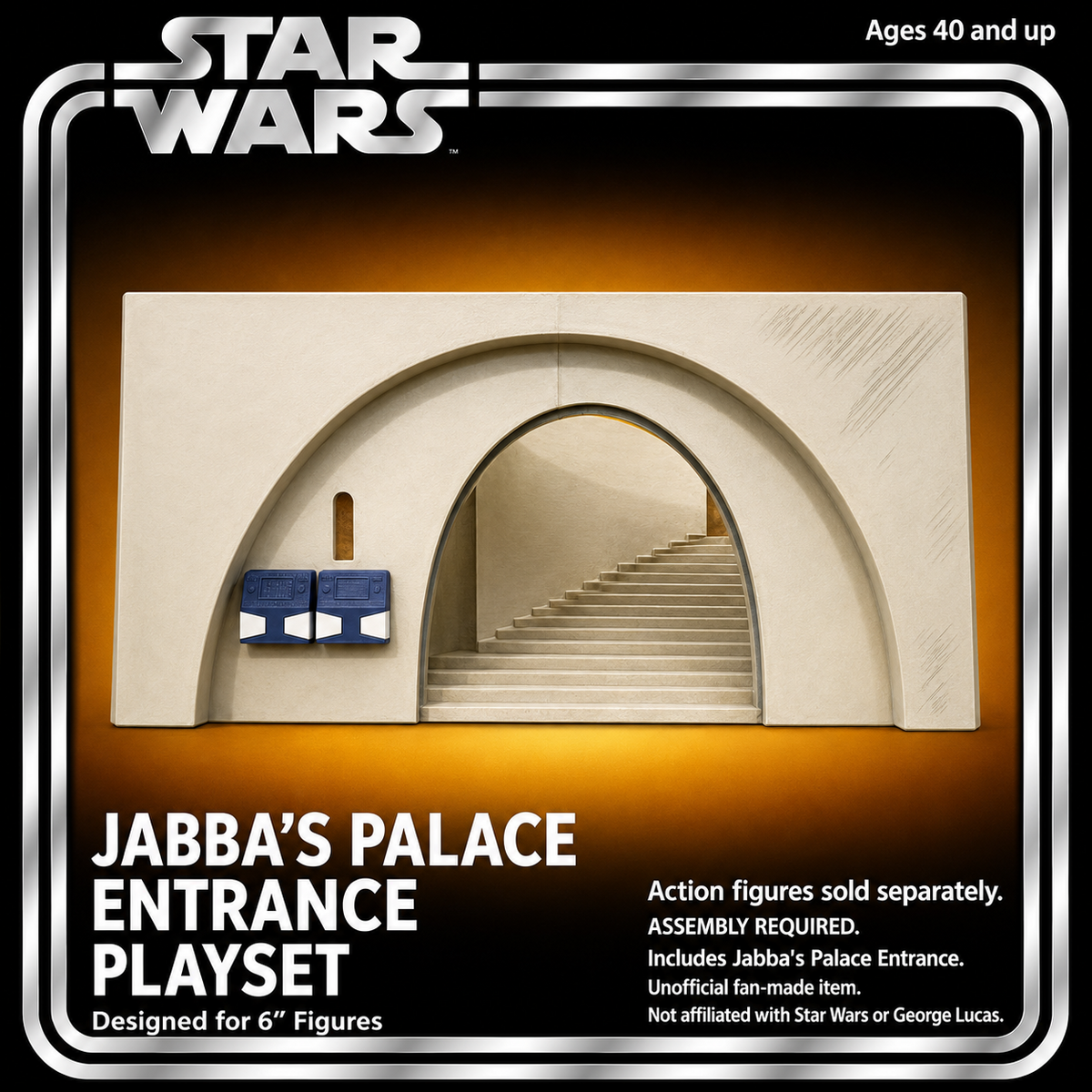 Star Wars Jabba Palace Entrance Diorama 1:18 Model Kit - main view