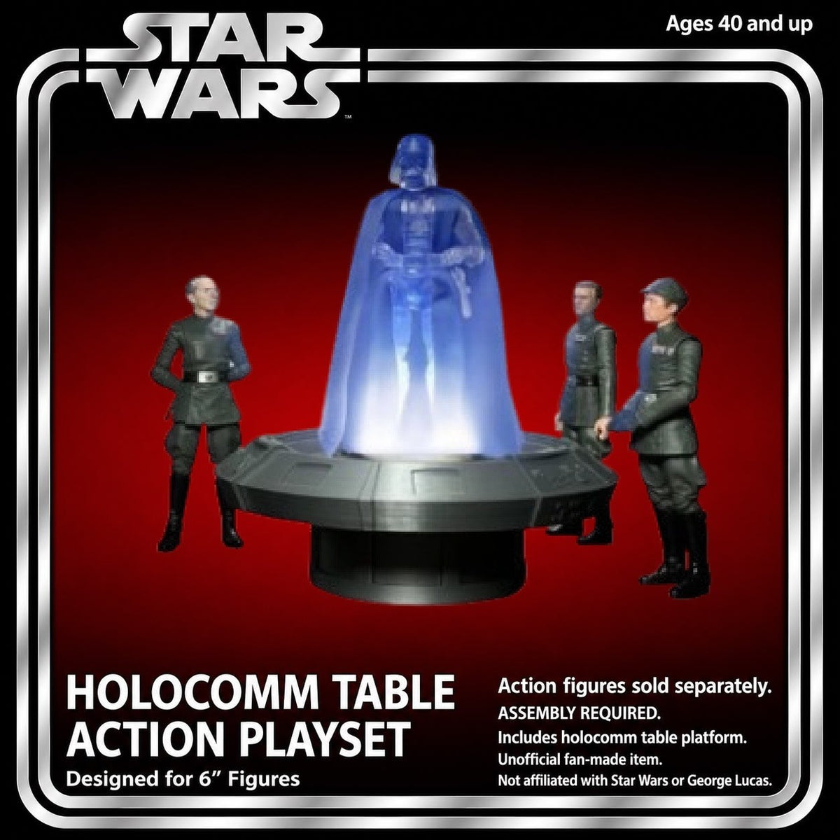 Star Wars Holocomm Holo Table 1:12 for 6 Inch Figures - main view