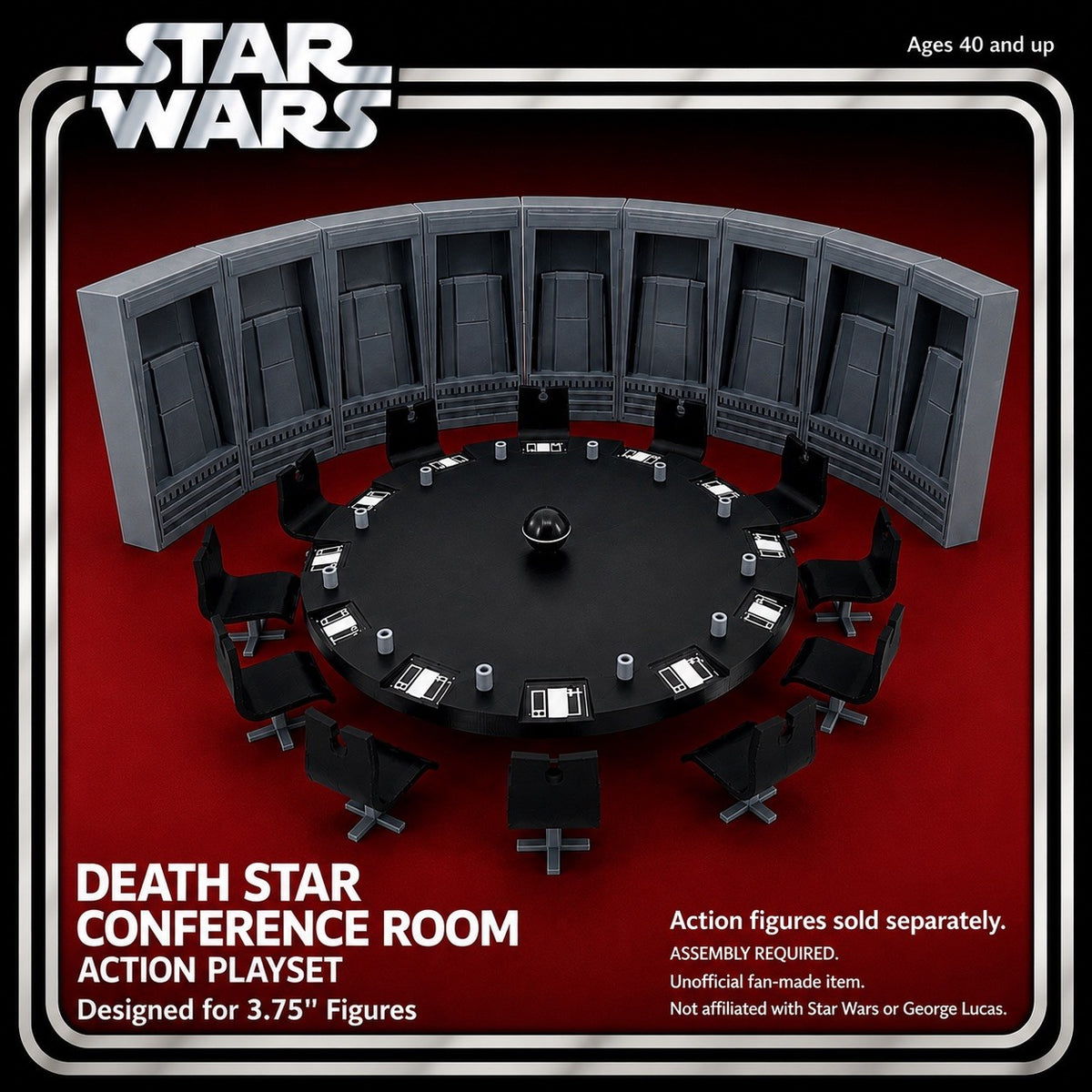 Star Wars Death Star Conference Table Diorama Kit 1:18 - main view