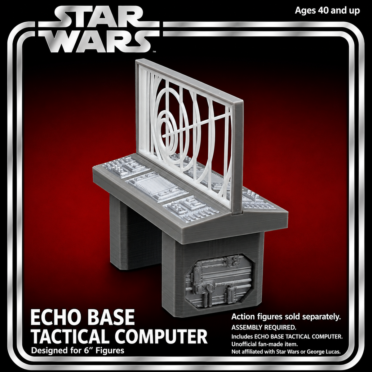Star Wars Hoth Echo Base Tactical Computer Diorama 1:18 - main view
