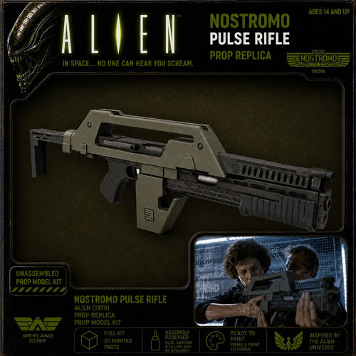 Aliens M41A Pulse Rifle 1:1 Uncoloured Cosplay Prop Model Kit - main view