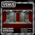 Sci Fi Hallway Diorama 1:12 for 6 Inch Star Wars Figures - main view